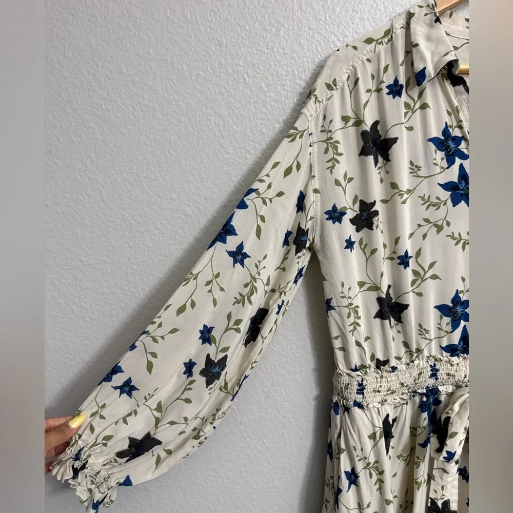 Free People Lighten Up Mini Dress in Tea Combo